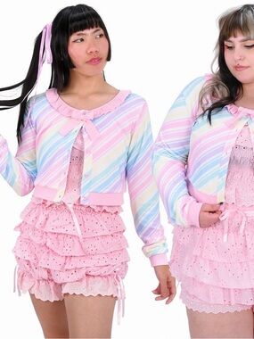 DO NOT BUY… ISO My Violet Candy Stripe cardigan is xs or small